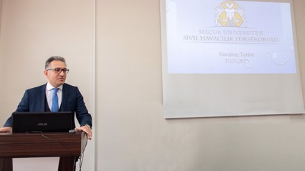 Selçuk Üniversitesi Sivil Havacılık Yüksekokulunda akademik kurul toplantısı gerçekleştirildi